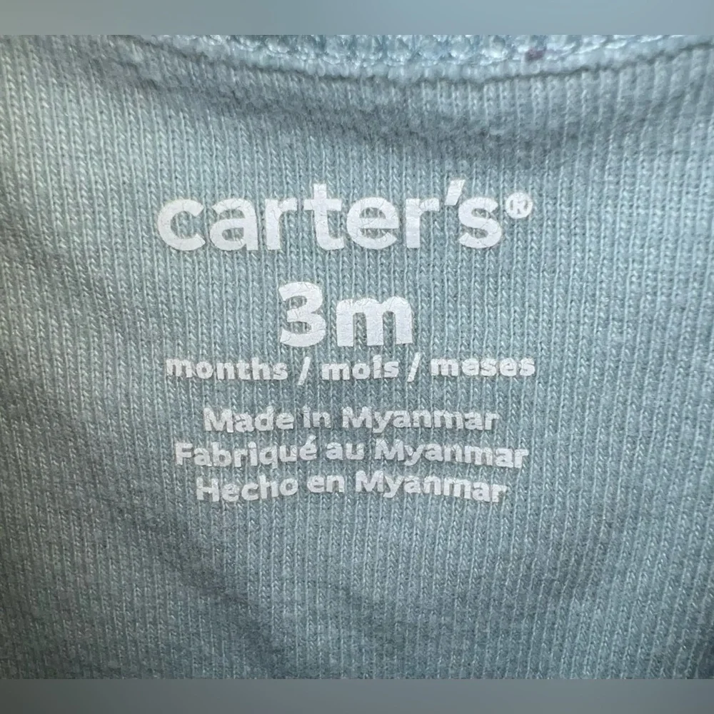 5 FOR 1 Carter’s Baby Dinosaur Short Sleeve Bodysuit Onesies! Size 3 Months.